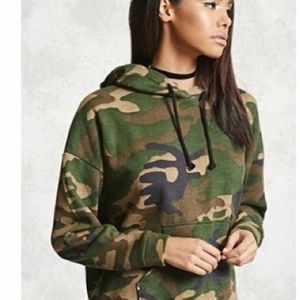 Camo Hoodie Sweatshirt